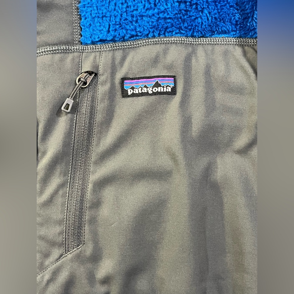 Patagonia Men’s R3 Hi- Loft Jacket Blue/ Gray Size Size XL Polartec Full Zip - Picture 9 of 10
